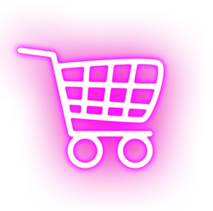 Neon Shopping Cart